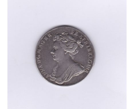 Great Britain 1792-Coronation Queen Anne - Official silver medal by John Croker…35.56mm, almost extremely fine nicely toned