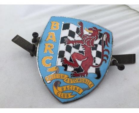 A British Automobile Racing Club enamel car badge, no. GL4323.