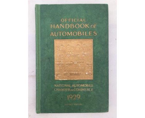 An official handbook of automobiles - National Automobile Chamber of Commerce, 1929 export edition.