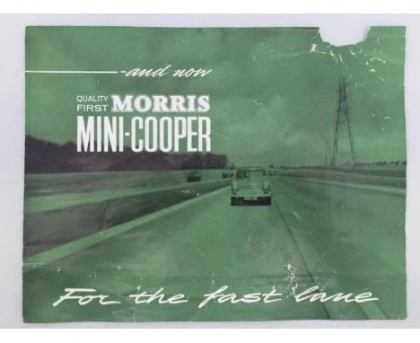 A Mini Cooper sales leaflet.