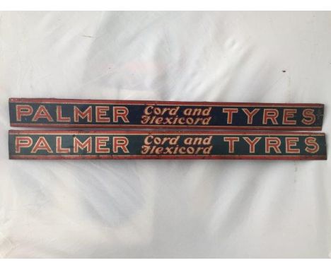 Two Palmer Cord and Flexicord Tyres shelf strips.