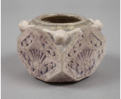 Louis Majorelle kleiner Cachepot "Escargots"Anfang 20. Jh., reliefierte Signatur und Herstellermarke, Ausführung Mougin Nancy