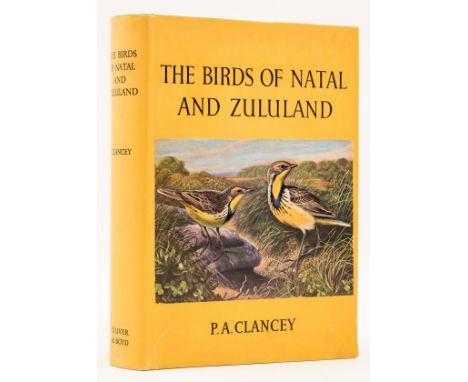 NO RESERVE Africa.- Clancey (P. A.) The Birds of Natal and Zululand, first edition, folding map, numerous plates in colour, p