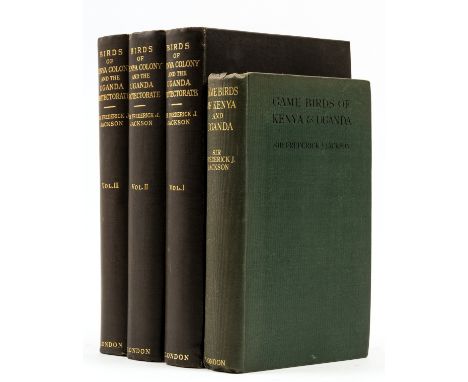 Africa.- Jackson (Sir Frederick John) Notes on the Game Birds of Kenya and Uganda, half-title, plates in colour, occasional s