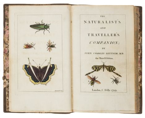 Lettsom (John Coakley) The Naturalist's and Traveller's Companion, third edition, half-title, engraved frontispiece and picto