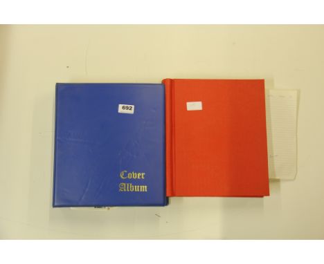 Two albums of British first day covers and mixed stamps.