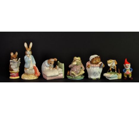 A group of Beswick, Royal Albert and other figures.