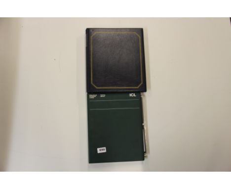 An album of military first day cover stamps and an album of Air Mail letters.