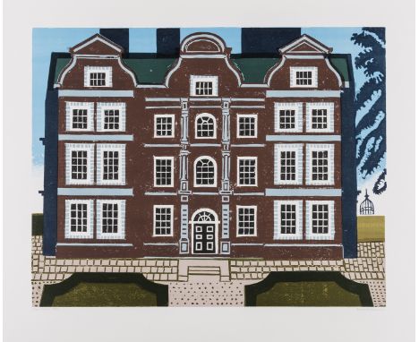 δ Edward Bawden (1903-1989)Kew PalaceLithograph printed in colours, 1960, signed and titled in pencil, numbered from the edit
