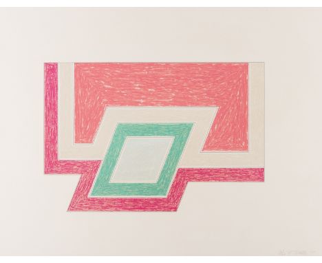 Frank Stella (b.1936)Eccentric Polygons. Conway (Axsom 97)Lithograph printed in colours, 1974, signed and dated in pencil, nu