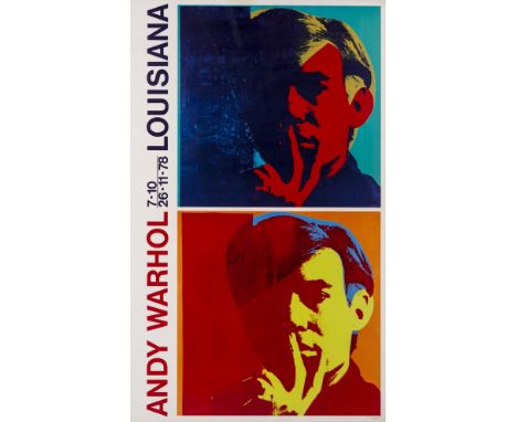 Andy Warhol (1928-1987) (after)Louisiana Museum DenmarkOffset lithographic poster printed in colours, 1976, on wove paper, pr