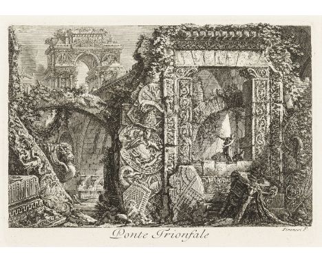 Giovanni Battista Piranesi (1720-1778)Ponte Trionfale (Triumphal bridge)Etching, circa 1760 but a slightly later impression, 