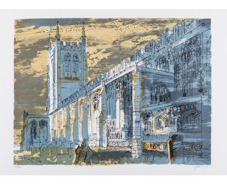 δ John Piper (1903-1992)Long Medford Church (Levinson 336)Lithograph printed in colours, 1982, signed in pencil, numbered fro