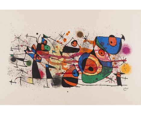 δ Joan Miro (1893-1983)Céramiques (Mourlot 928)Lithograph printed in colours, 1974, an unsigned proof aside from the edition 