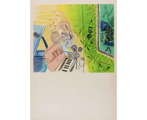 δ Raoul Dufy (1877-1953)Homage to Claude DebussyLithograph printed in colours, 1952, a proof before the edition of 175, with 