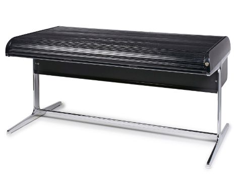 Schreibtisch, Herman Miller aus der Serie"Action Office" um 1964-68. Design/Entwurf: George Nelson 1964 Gestell Buche, schwar