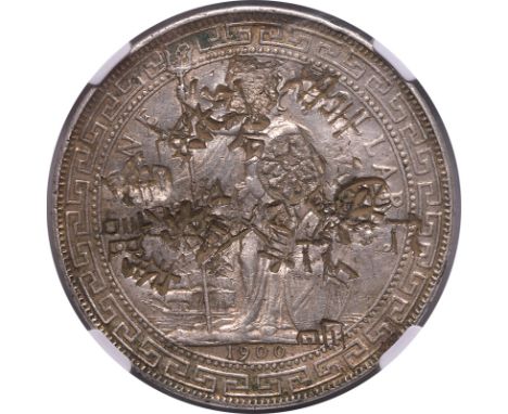 UNITED KINGDOM. BRITISH TRADE. Victoria. Silver dollar, 1900. Bombay. Minted as part of Britain's strategy to facilitate trad