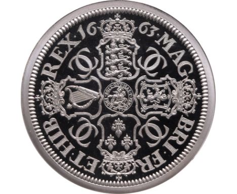 UNITED KINGDOM. Charles III, 2022-. Silver 5 pounds, 2023. Royal Mint. Proof. First releases.The fifth coin in the Great Engr