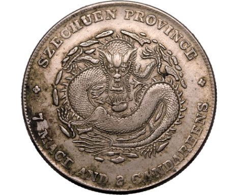 CHINA. SZECHUEN. Xuantong (1908-1912). Silver dollar (7 mace and 2 candareens), ND (1909-1911). Szechuen. Szechuen Province. 