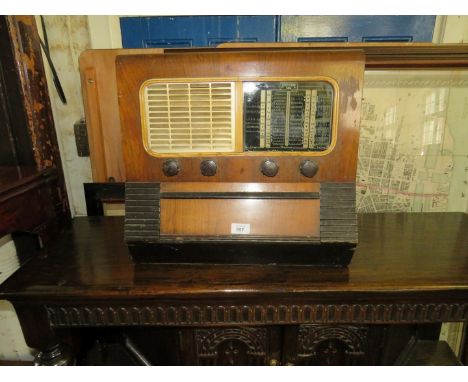 A vintage Regentone 99 combination radio and record player 