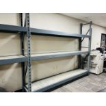 5 SECTION OF RETAIL/MERCHANDISE PALLET RACK SHELVING 6'H X 21.5"D X 108"L WITH 3 SHELVES