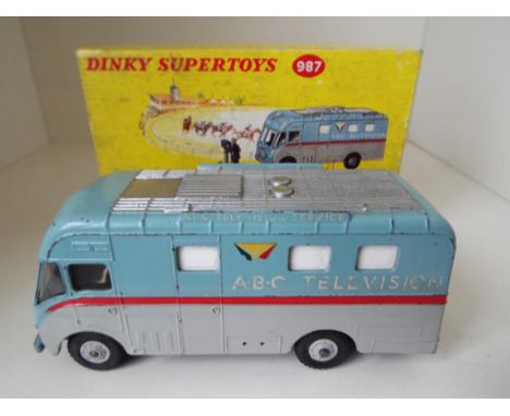 Dinky Toys - ABC TV mobile control room # 987, (camera and operator absent) vg in vg box - Est £50 - £70