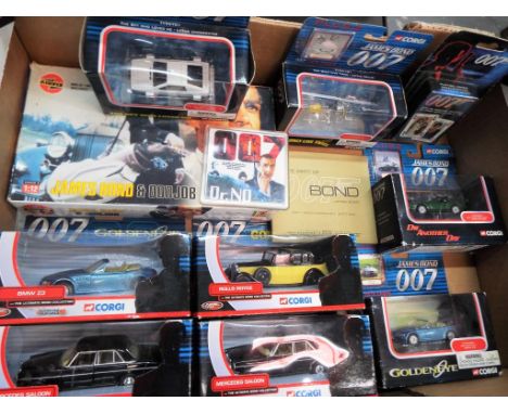 James Bond 007 - A collection of predominantly diecast model motor vehicles by James Bond 007, Corgi to include, The Spy who 