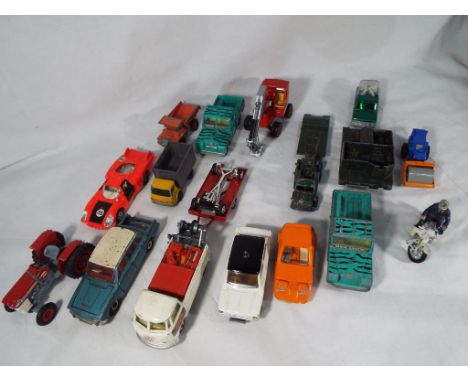 Diecast Cars - A good collection of diecast model motor vehicles by, Corgi, Dinky, Matchbox and similar to include, a Matchbo