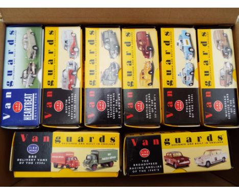 Vanguard - eight boxed special limited edition sets each containing two 1:43 scale diecast models, Heartbeat, Whitbread, BRS,