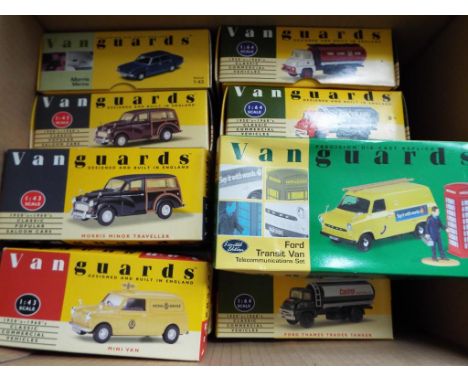Vanguard - approximately 19 x 1:43 and 1:64 scale diecast model motor vehicles by Vanguard, all appear mint, boxed - Est £60 
