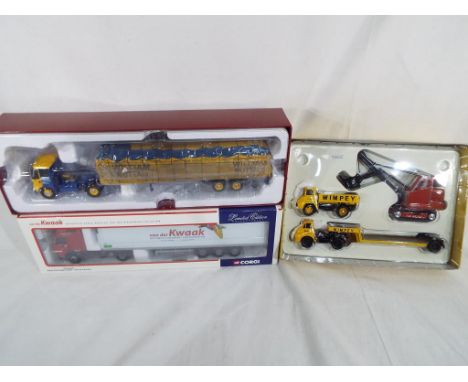 Corgi - A Corgi Classics Wimpy box set # 31008, a limited edition Corgi collectable # cc12419 and a 1:50 scale Corgi # cc1251