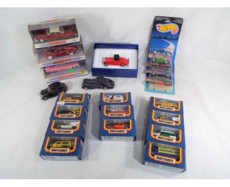 Diecast - a quantity of eleven diecast model motor vehicles by Matchbox, all appear mint in original window boxes, five dieca