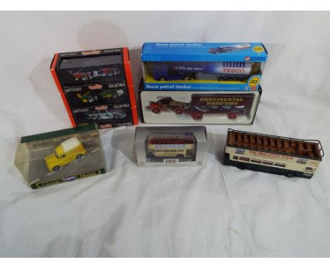 Diecast - a collection of diecast model motor vehicles to include a Corgi Guide Friday open top bus model No. 33501, a Premie