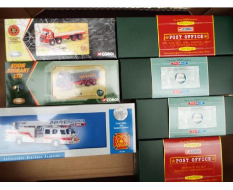 Corgi Premium - a good collection of diecast models comprising Guy Invincible Platform Trailer 29203, Albion Reiver 6 wheel p