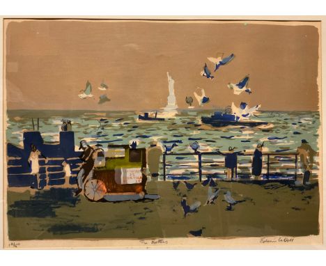 Edwin La Dell (1914-1970), by and after, ‘Liberty’, signed in pencil to margin, limited edition 14/50, lithograph, 42cm x 58c