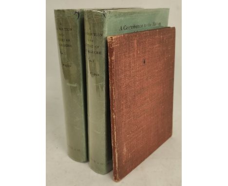 WILSON J. A.&nbsp;&nbsp;A Contribution to the History of Lanarkshire. 2 vols. Illus. Orig. blue cloth in d.w's. Glasgow, 1936