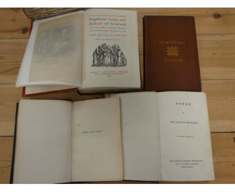 (HOGG JAMES).&nbsp;&nbsp;Songs by the Ettrick Shepherd Now First Collected. 12mo. 1831; bound in rubbed half calf with The Fo