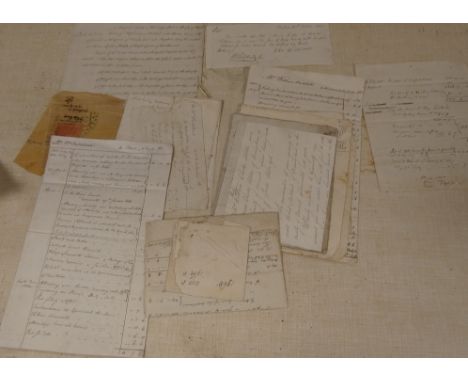 Documents &amp; Ephemera - Hereford - Burghill - Poolfield Farm.&nbsp;&nbsp;Collection of early 19th century documents &amp; 