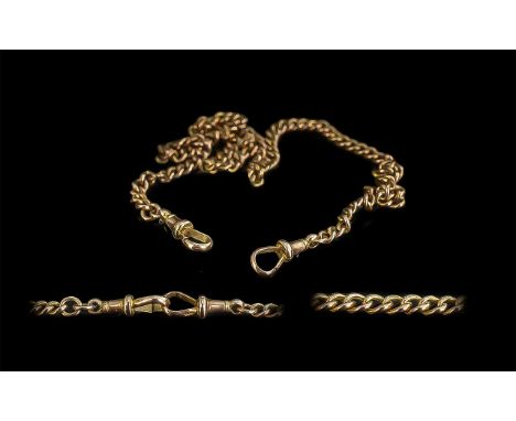 9ct Gold Chain, approx 14" long, weight 8 grams.  