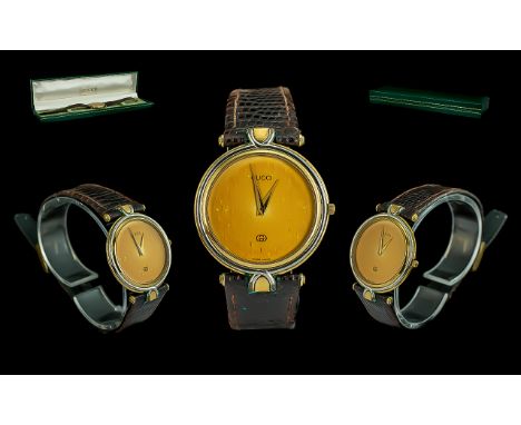 Buy Vintage GUCCI 2700 Quartz Watch Timepiece. Gucci Black Face Gold Tone  Bangle Wrist Watch Ladies. Original Paperwork / Box Online in India - Etsy
