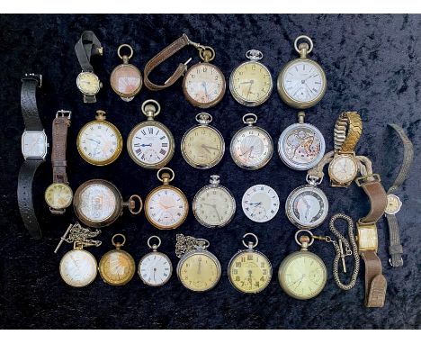 Box of Vintage Brooches, including crystal set, pearl set, pink stone set, together with a miniature Victorian perfume bottle