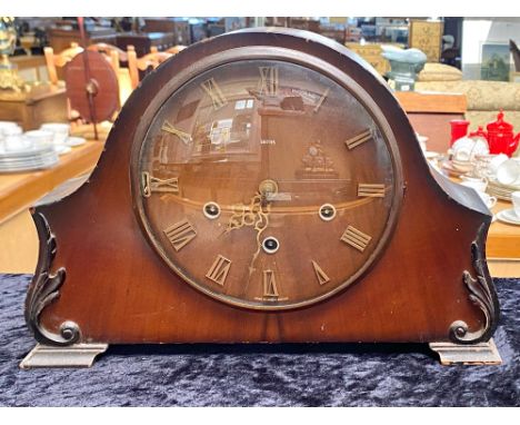 Smiths Westminster Chime Mantle Clock.