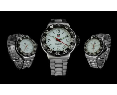 Tag Heuer Gent's Formula 1 Professional Stainless Steel Wrist Watch, No. WAC1111-0, ref JM 2644.  Features water resistant 66