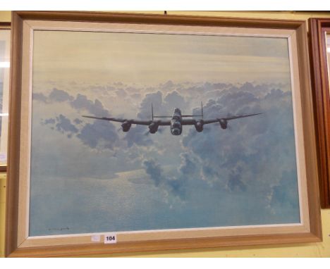 COULSON PRINT OF WWII BOMBER