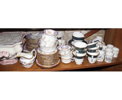 A Masons "Ascot" pattern tureen, a Royal Doulton "Carlyle" part teaset, a Coalport part tea and breakfast service and an Ayns