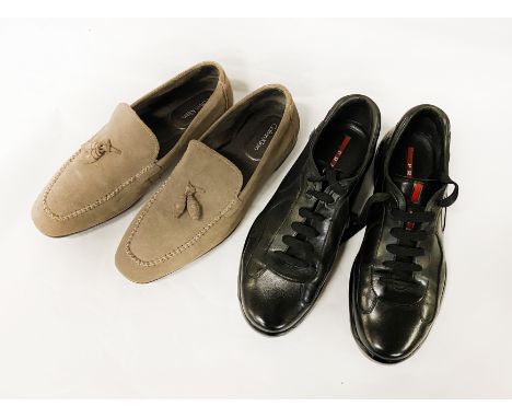 PAIR OF PRADA SHOES SIZE 11 &amp; PAIR OF CALVIN KLEIN SHOES SIZE 10.5
