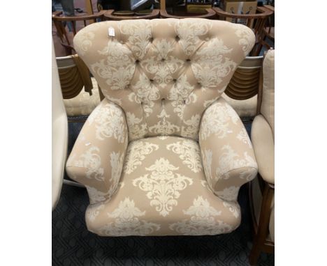BUTTON BACK ARMCHAIR