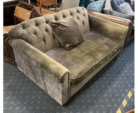 2 SEATER VELVET SOFA 