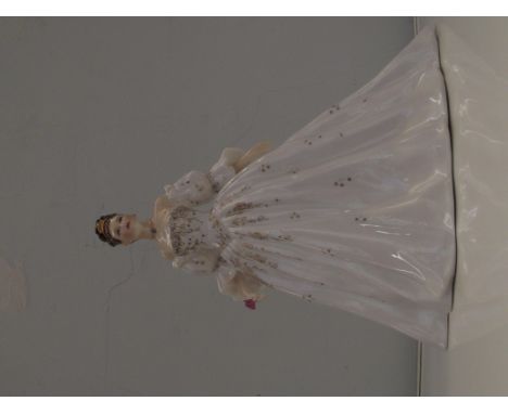 Royal Worcester "Christina" Limited edition 22/7500. Produced in the year of the 50th anniversary of the coronation. 24cm (No