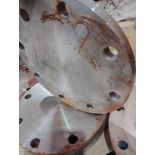 JOBLOT OF 6 - 285MM 8 HOLE 20MM THICK - METAL FLANGE - EN1092-1 - NEW NO BOX